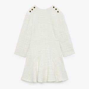 Zara | Textured Short Tweet Dress